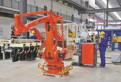 襄阳产工业机器人 走俏“一带一路” 技术推广